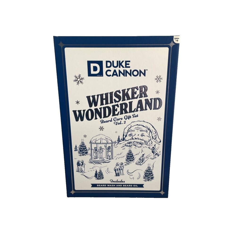 Duke Cannon Whisker Wonderland Vol 2 Beard Care Gift Set w Wash & Oil Sealed